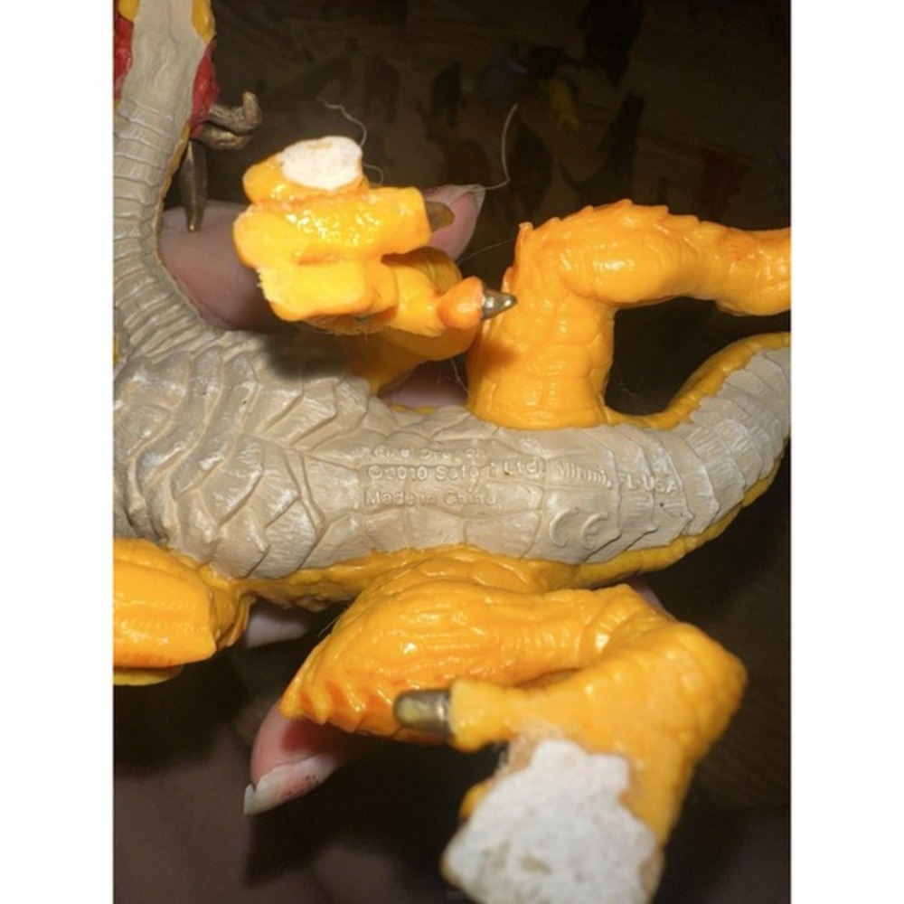 Huge vintage dinosaurs lot some with tags BOLEY, greenbrier, rubber - Picture 13 of 15